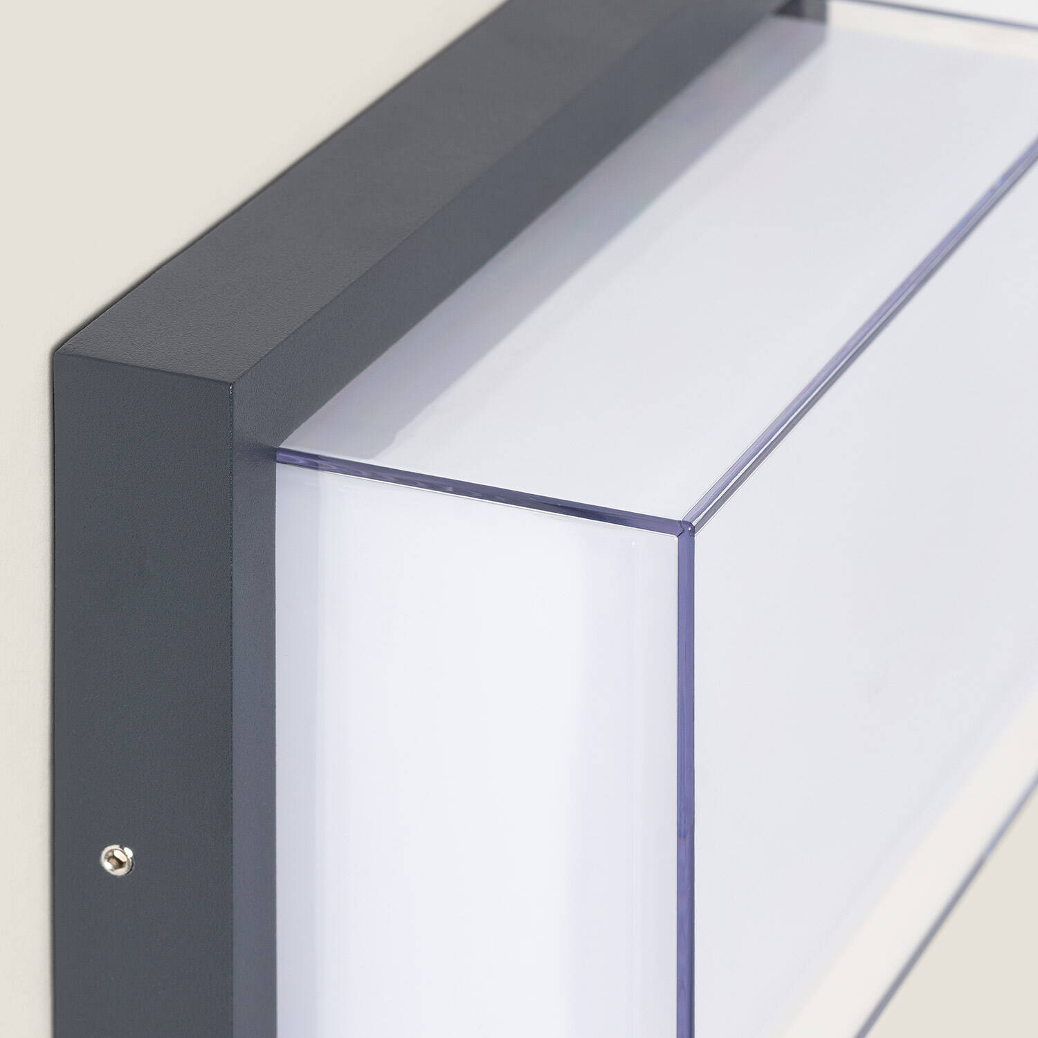 Kinkiet Ścienny Zewnęrzny LED 12W Aluminium CCT Do Wyboru Podwójny Dyfuzor Caelia - widok 2