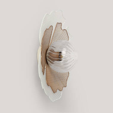 Wandlamp Metaal en Glas Pianella