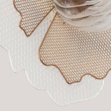 Afbeelding van Wandlamp Metaal en Glas Pianella