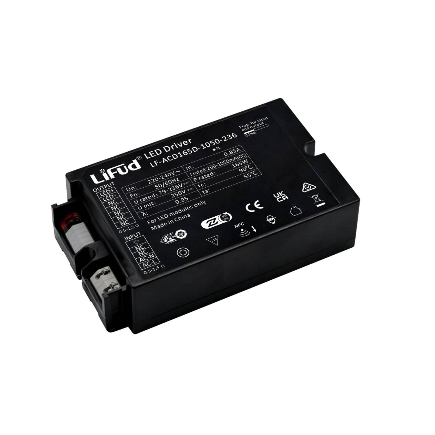 Driver LIFUD NFC 6 STEP 200-240V Wyjście 17-236V
