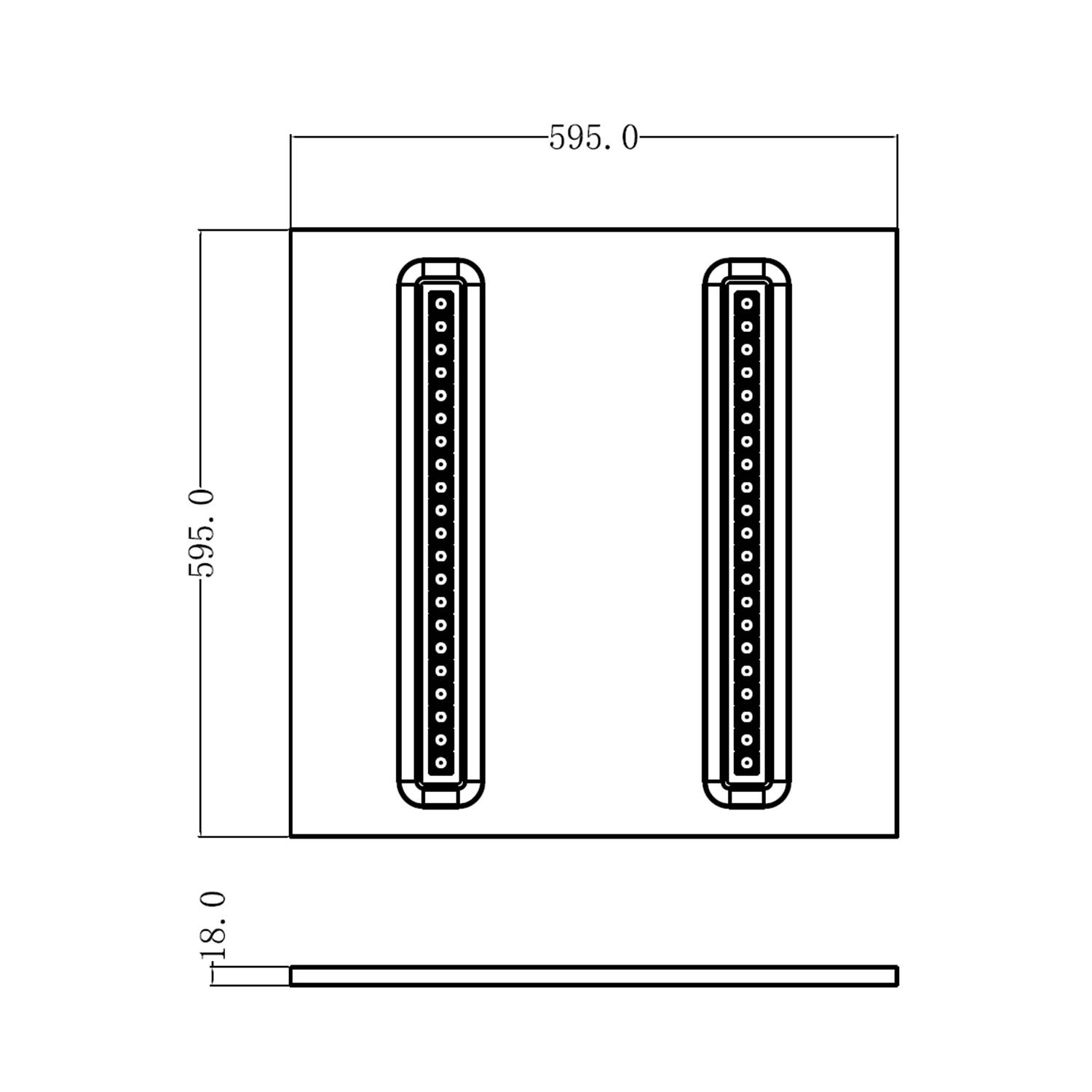 Panel LED 60x60 cm 30W 4200lm CCT VisualConfort PHILIPS Certadrive - ciepła biel - montaz