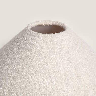 Immagine di Lampada da Terra Legno e Stoffa Lombe