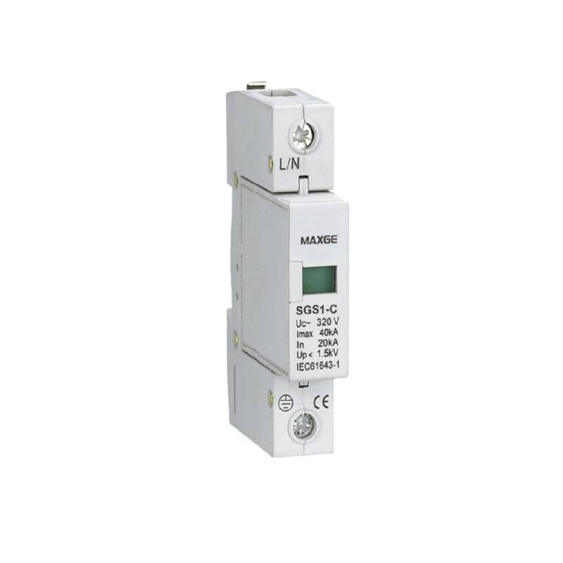 Image de Protecteur de Surtensions Transitoires MAXGE 1P+N-Classe II-20kA-40kA-1,5kV