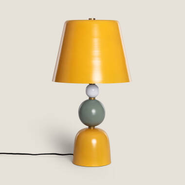 Tischlampe aus Metall Pekia Bougy