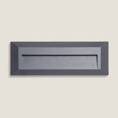 Immagine di Segnapasso per Esterni LED 2W Superficie Parete Rettangolare Grigio Élide
