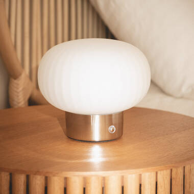 Obrázek Přenosná Stolní LED Lampa 2W s USB Dobíjecí Baterií Aluzna