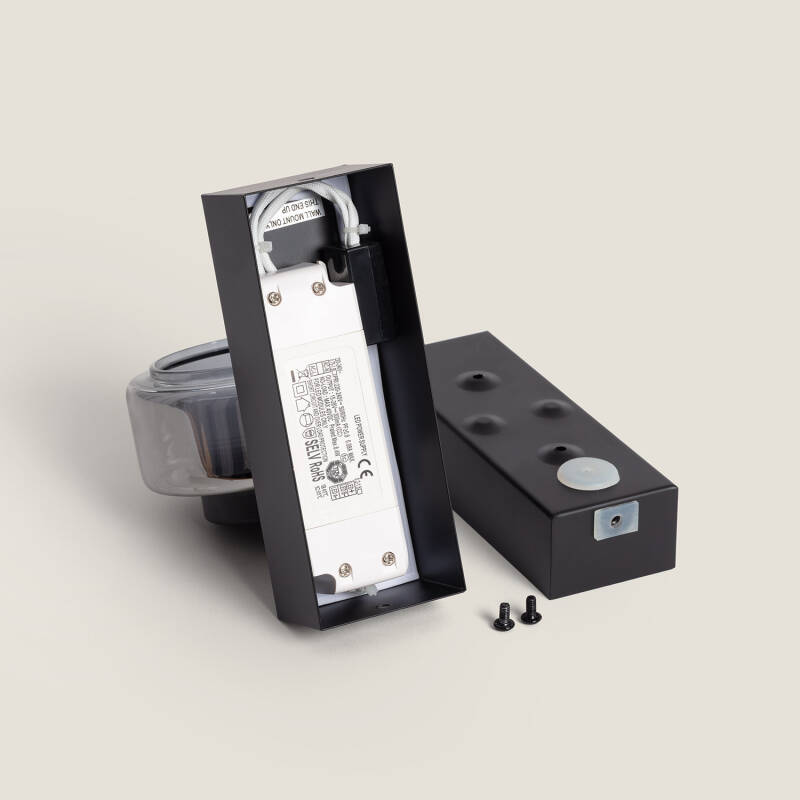 Afbeelding van Wandlamp LED 4W Badkamer Metaal en Glas Zisna