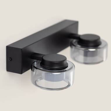 Afbeelding van Wandlamp LED 8W Badkamer Metaal en Glas Zisna