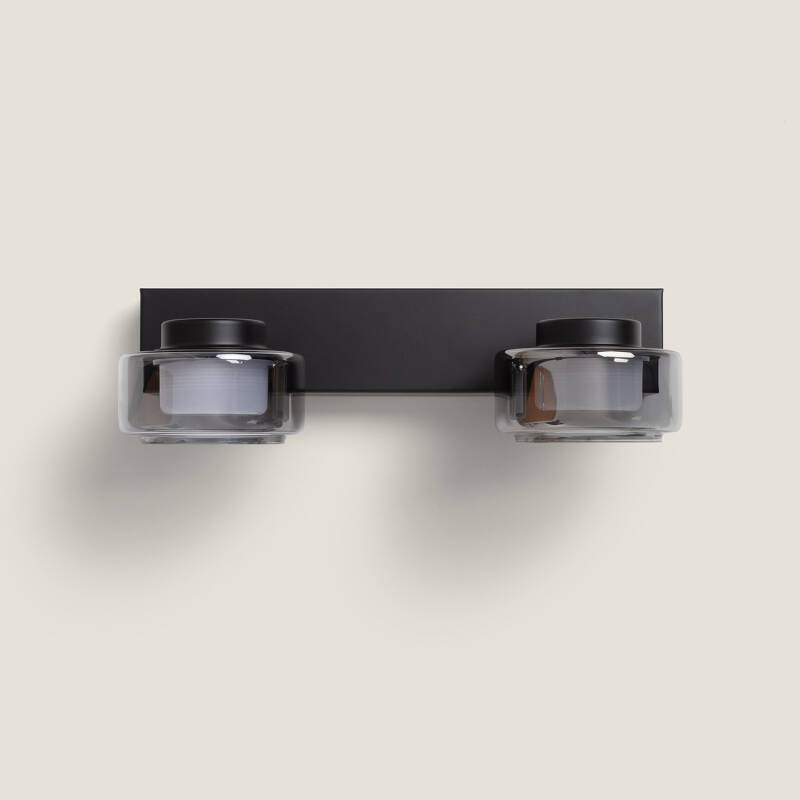 Afbeelding van Wandlamp LED 8W Badkamer Metaal en Glas Zisna