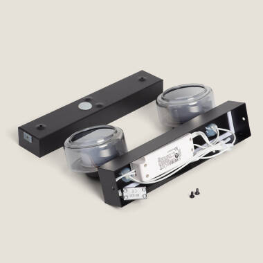 Afbeelding van Wandlamp LED 8W Badkamer Metaal en Glas Zisna