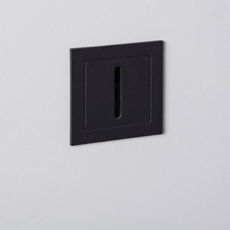 Image of 3W Wabi Linear Aluminium Outdoor Step Light in Black