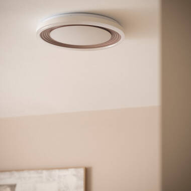 LED-Deckenleuchte 24W Rund Metall Desse