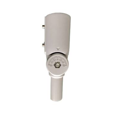 Richtbare Kolomarm 90º Ø44 mm Straatverlichtingsarmaturen Grijs