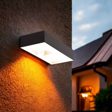 Bild von Wandleuchte Karl 6W Solar Aussen Schwarz