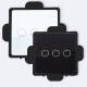 Bild von Schalter Touch Dreifach Modern
