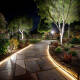 Immagine di Bobina Striscia LED Neon Regolabile 220V AC 120 LED/m 50 m Circolare 360 Bianco Caldo IP67 su Misura Taglio ad ogni 100 cm