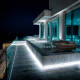 Bild von LED-Streifen Neon 7.5 W/m Dimmbar 220V AC 120 LED/m Halbrund 180º Kaltes Weiss IP67 nach Mass Schnitt alle 100cm