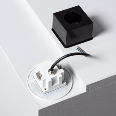 Immagine di Segnapasso da Esterno LED 2W Circolare Alluminio Bianco Grasset