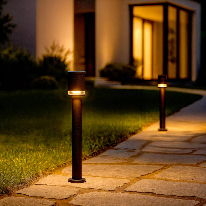 Bild von LED Bodenstehleuchte Außen Solar 50cm Aluminium Draco