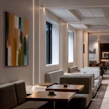 Immagine di Profilo Alluminio Stretto da Incasso per Strisce LED fino a 6mm