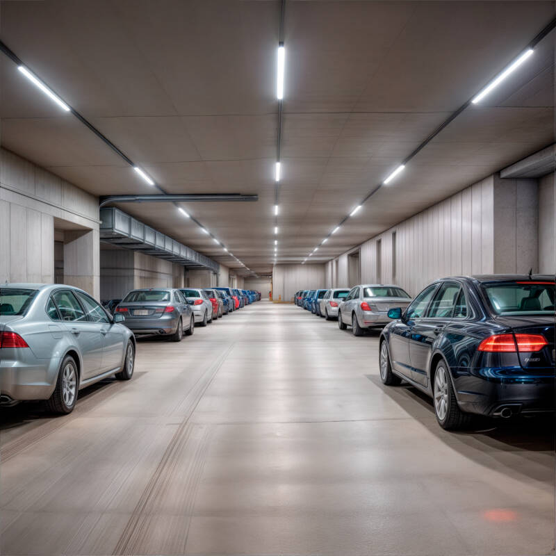 Image de Réglette Étanche 60cm IP65 con Tubo LED Cristal 9W 140lm/W