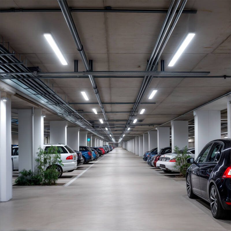 Obrázek 150cm Vodotěsné LED Zářivkové Těleso IP65 se Dvěma Skleněnými Trubicemi 22W 140lm/W