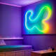 Immagine di Kit Neon RGBIC Digitale SPI 24V DC 60 LED/m 5m IP65 con Alimentatore e Controller Inclusi 