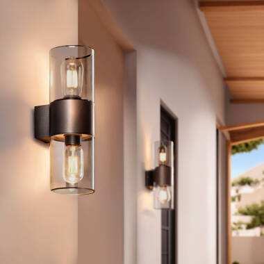 Image of Solok Two Spotlight Aluminium Wall Lamp