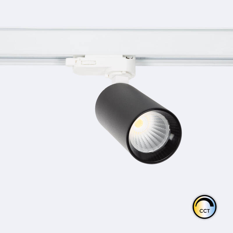 Image de Spot LED sur Rail Triphasé 9W CCT Sélectionnable Misoh Image de Spot LED sur Rail Triphasé 9W CCT Sélectionnable Misoh