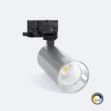 Spot LED sur Rail Triphasé 18W CCT Sélectionnable Misoh