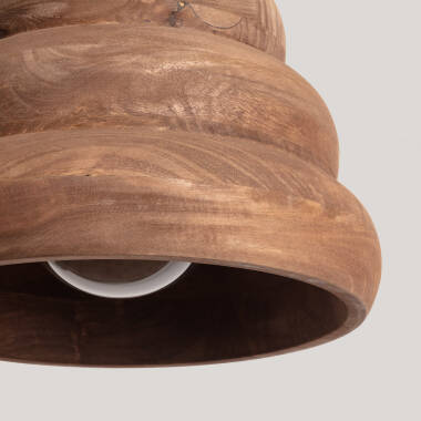 Image of Dallas I Wooden Pendant Lamp 