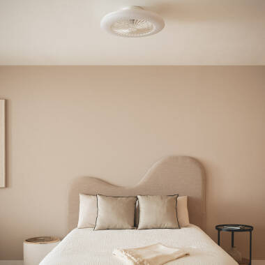Immagine di Ventilatore da Soffitto LED Zante Bianco 50cm