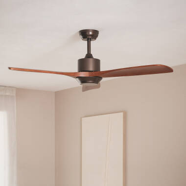 Immagine di Ventilatore da Soffitto Silenzioso Forest Marrone 132cm Motore DC