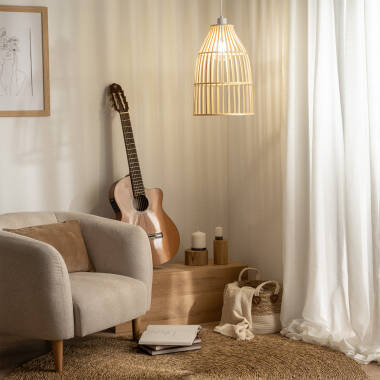 Lampa Wisząca Bambu Zunyi