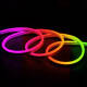 Immagine di Striscia LED Neon 11 W/m RGB 220V AC 60 LED/m Semicircolare 180º IP67 Taglio su Misura ad ogni 100 cm
