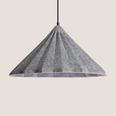 Pendelleuchte aus Filz Baktya