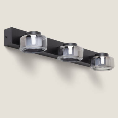 LED Wandleuchte 12W Badezimmer Metall und Glas Zisna