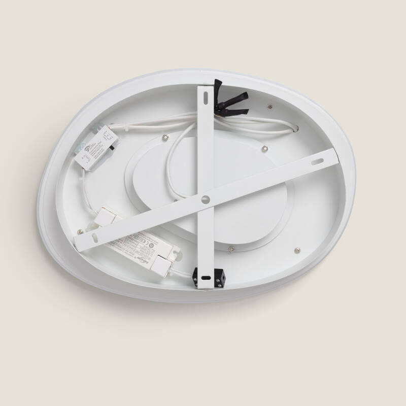Afbeelding van Plafondlamp LED 28W Metaal CCT Selecteerbaar Instelbaar Zarek Ø400 mm