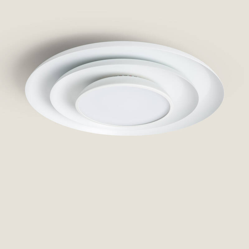 Immagine di Plafoniera LED 26W Circolare Metallo Ø400 mm CCT Selezionabile Telmor