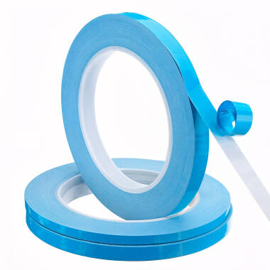 Doppelseitiges Thermoklebeband Blau 10 m
