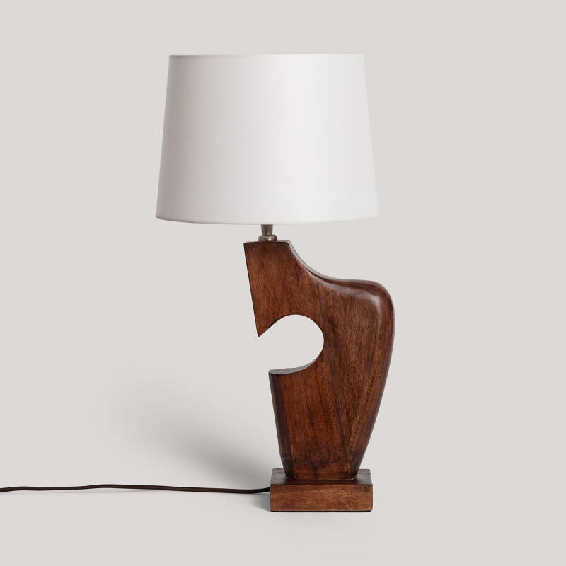 Afbeelding van Tafellamp Hout Hunar IV ILUZZIA
