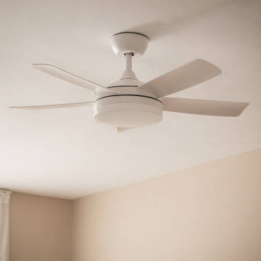Ventilatore da Soffitto Silenzioso Patroclo Bianco 106cm Motore DC
