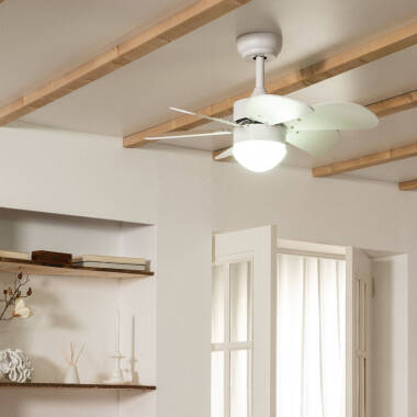 Immagine di Ventilatore da Soffitto Silenzioso Orion Bianco 81cm Motore DC
