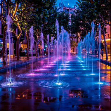 Immagine di Faretto LED RGB da Superficie 12V 9W Sommergibile IP68