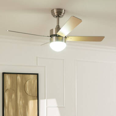 Deckenventilator Lautlos Cygnus Nickel 107cm DC-Motor