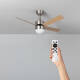 Image de Ventilateur de Plafond Silencieux Cygnus Niquel 107cm Moteur DC 