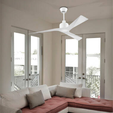 Mogan Ceiling Fan with AC Motor in White LEDS-C4 30-4356-CF-CF
