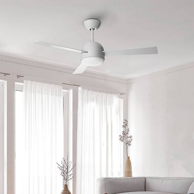 Tichý Stropní Ventilátor Kai 108cm DC Motor LEDS-C4 30-7999-14-F9 v Bílé