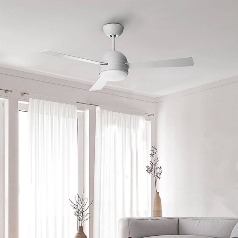 Obrázek Tichý Stropní Ventilátor Kai 108cm DC Motor LEDS-C4 30-7999-14-F9 v Bílé