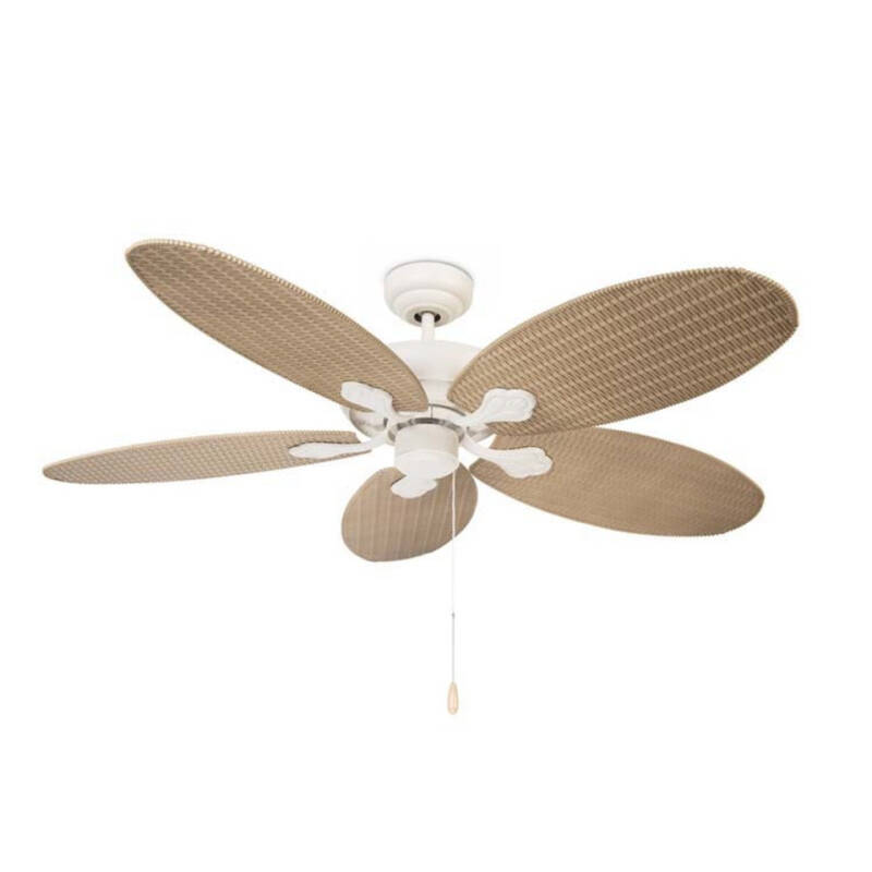 Obrázek Stropní Ventilátor Phuket 132cm AC Motor LEDS-C4 30-4398-16-16 v Bílé